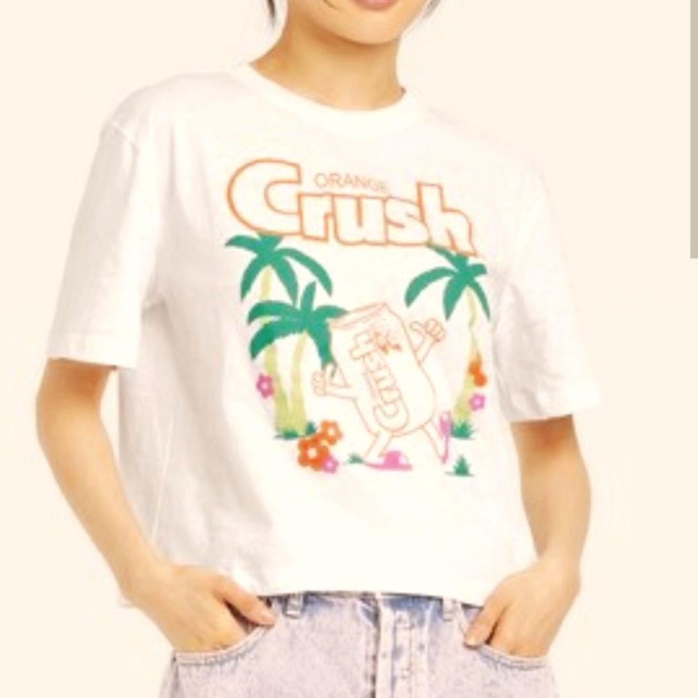 Crush Cropped Graphic T-shirt